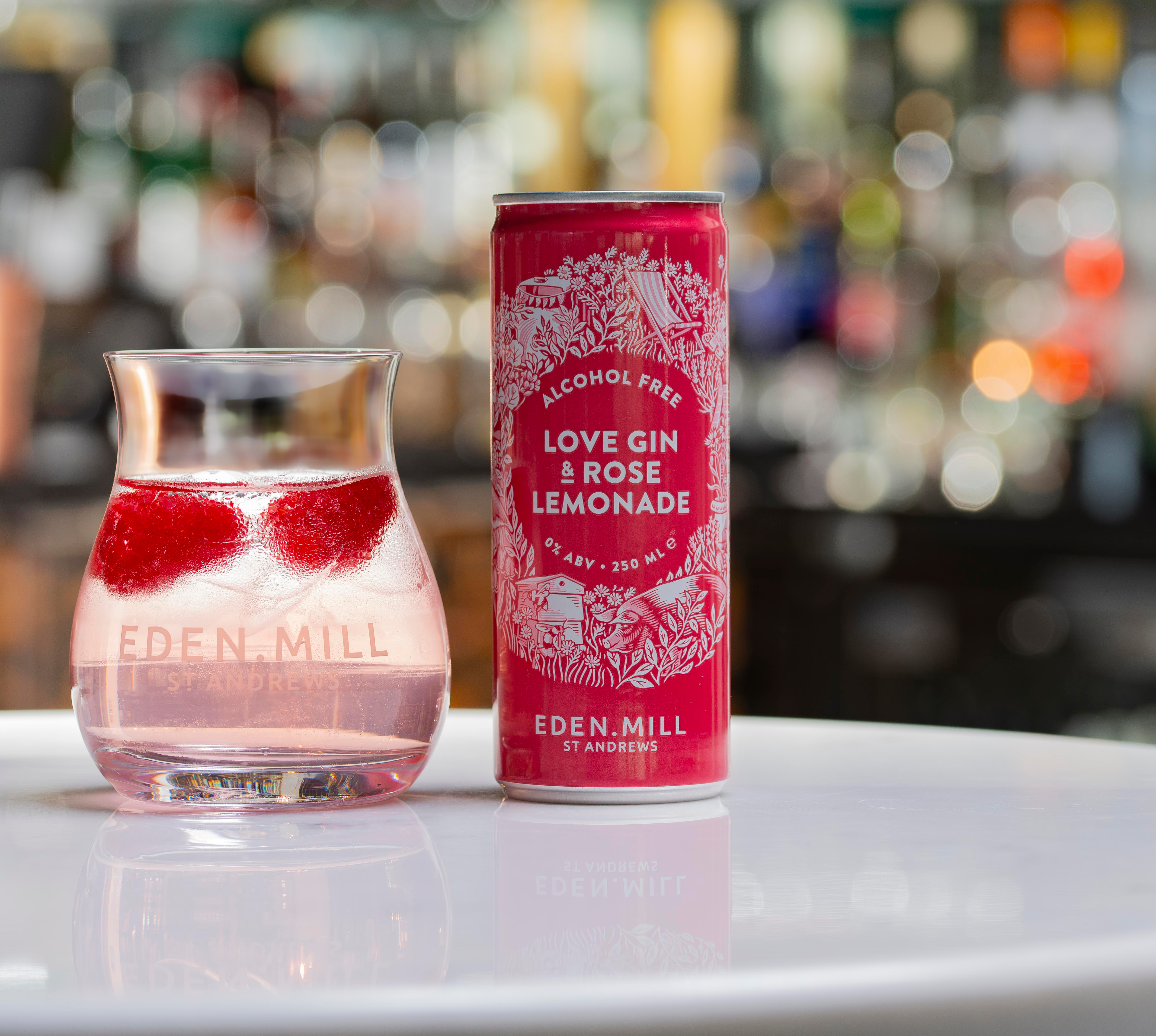 Love Gin &amp; Rose Lemonade serve